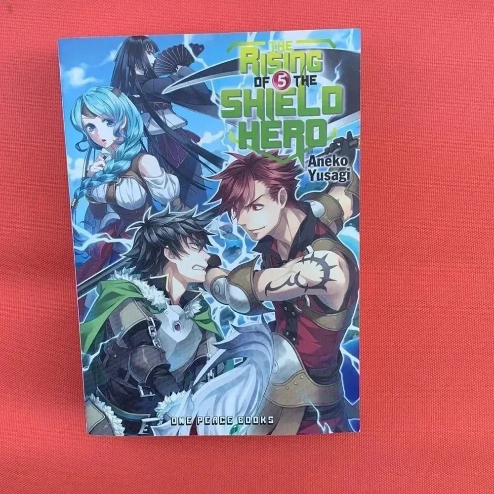 Raising the Shield of Hero volumes 5,13,15,16